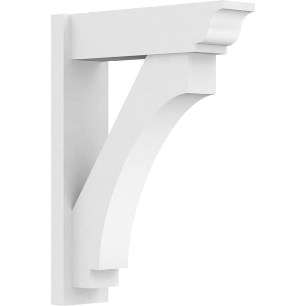 Ekena Millwork Imperial Architectural Grade PVC Outlooker with Traditional Ends, 7"W X 24"D X 32"H OUTP07X24X32IMP01 - main